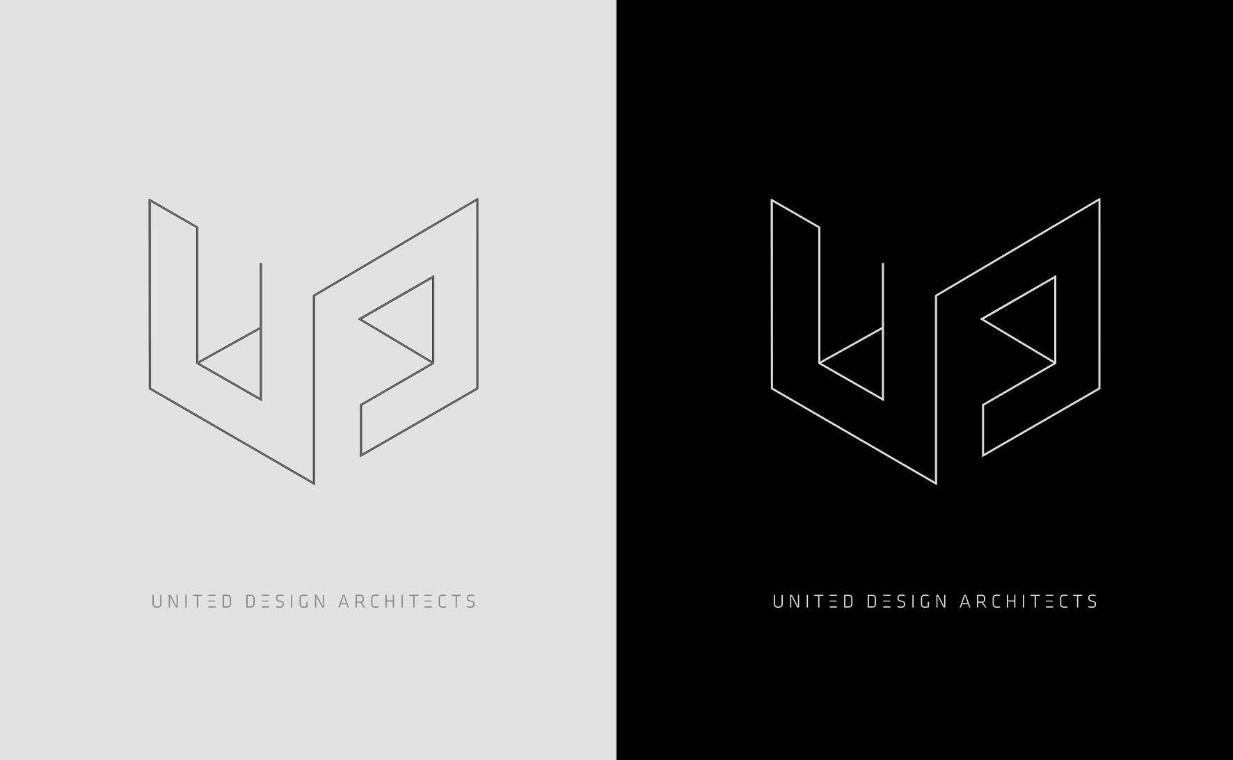 Architectual Logo - United Design Architecture LOGO. Sanaz Pourabadeh Studio