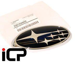 Impreza Logo - Genuine Blue Stars Front Grille Badge Fits: Subaru Impreza 07 14 WRX