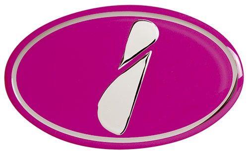 Impreza Logo - Scoobyparts - Subaru STi 'i' Grille Badge/Emblem - Pink - Impreza 92 ...