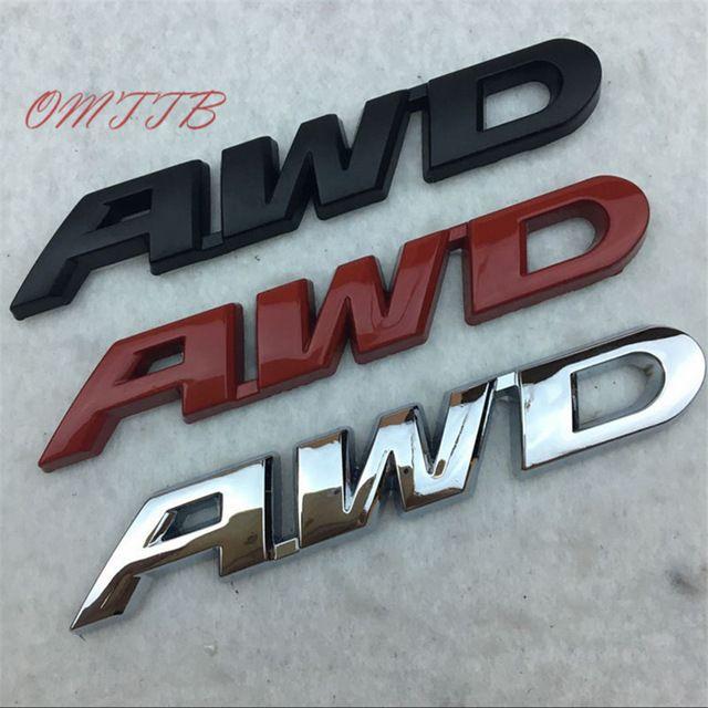 Impreza Logo - 3D Metal Sticker AWD Emblem Badge Logo Tail Fender Decal Accessories