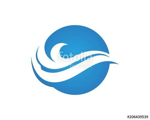 Eave Logo - Beach water eave logos symbols