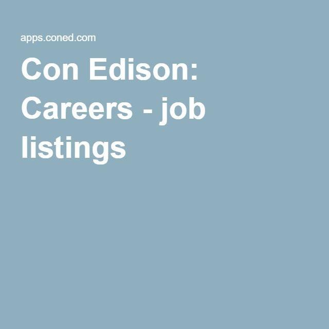 Coned Logo - Con Edison: Careers - job listings | Miscellaneous | Pinterest