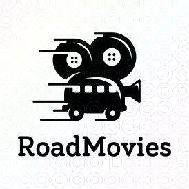Filmmaking Logo - Road Movies Logo #logo, #mark, #car, #van, #camera, #film, #reel ...