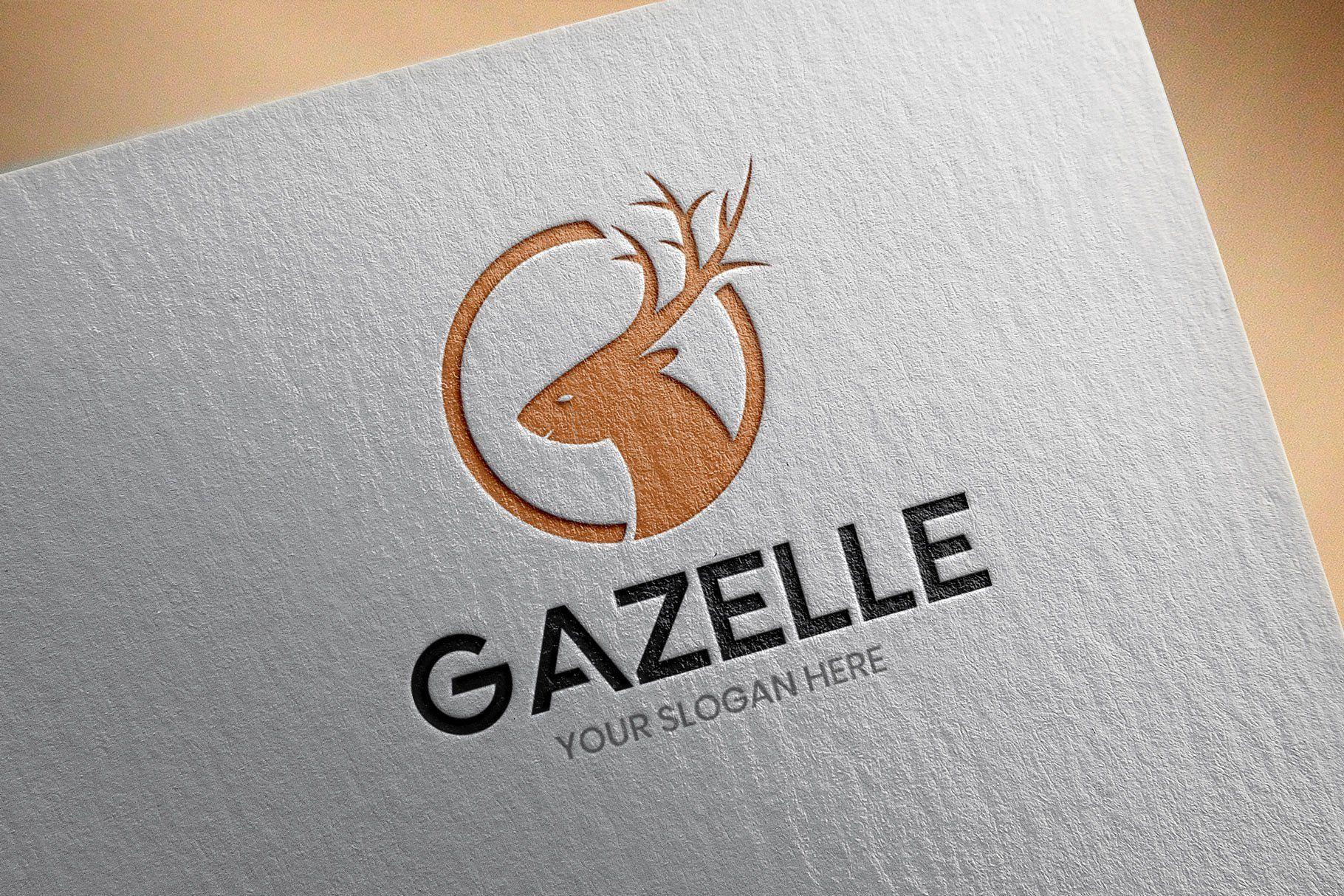Gazelle Logo - Gazelle Logo Template ~ Logo Templates ~ Creative Market