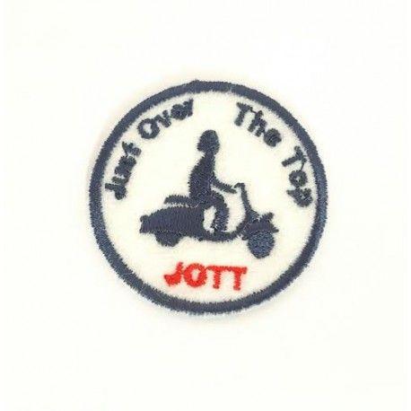 Jott Logo - embroidery patch JUST OVER THE TOP JOTT 4cm - Los Parches