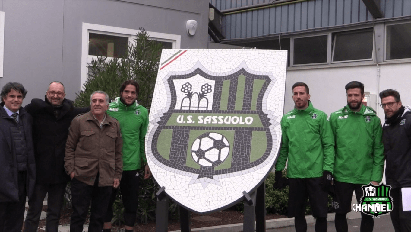 Sassuolo Logo - Sassuolo: il nuovo logo esposto allo Stadio Ricci – Sassuolo Calcio News
