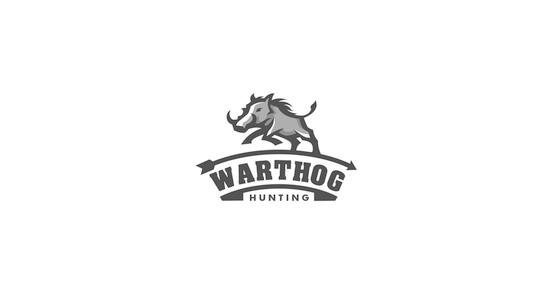 Warthog Logo - Warthog Hunting | Logo Design | The Design Inspiration