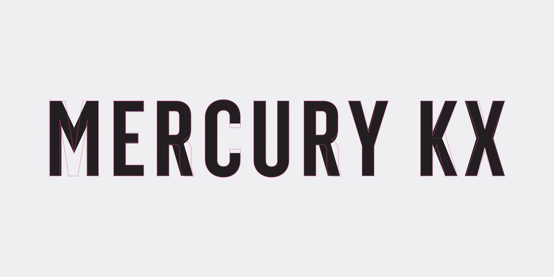 KX Logo - Limited Edition Design. Mercury KX logo