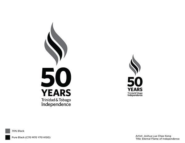 Independence Logo - Trinidad & Tobago 50th Anniversary of Independence Logo