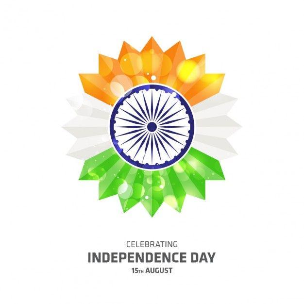 Independence Logo - Indian independence day flower Vector | Free Download
