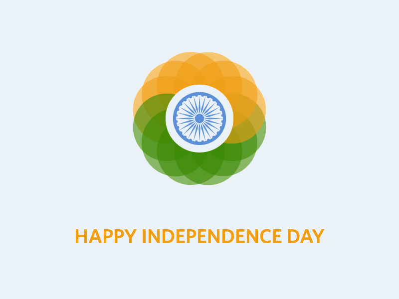 Independence Logo - Happy Independence Day India by Ramesh Sao ⚡ | Dribbble | Dribbble