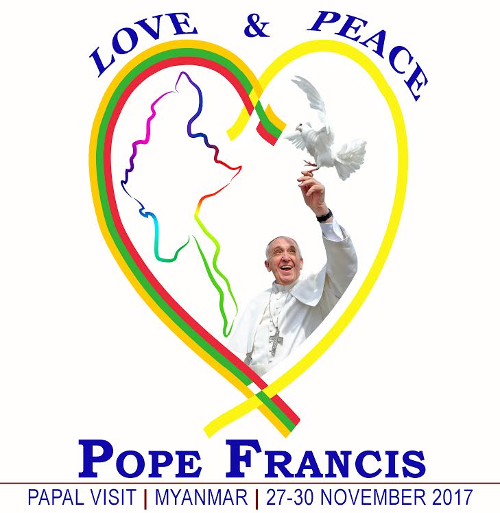 Myanmar Logo - Myanmar: Love and Peace, Motto of the Papal Visit - ZENIT - English