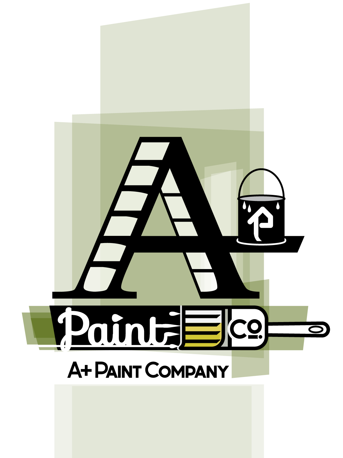 Aplus Logo - A+ Paint Company Identity by Adam Garlinger Illustration + Design