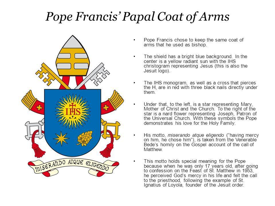Papal Logo - Pope Francis first Jesuit Pope- Jesuit Extreme Oath of Induction ...