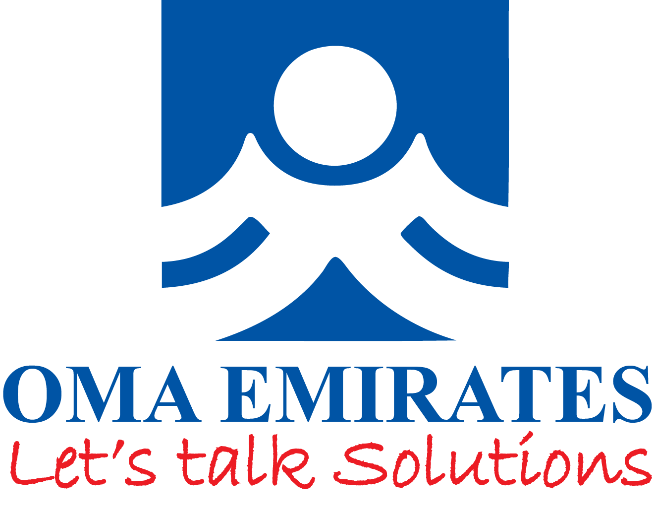 Oma Logo - OMA Emirates. Let's Talk Solutions