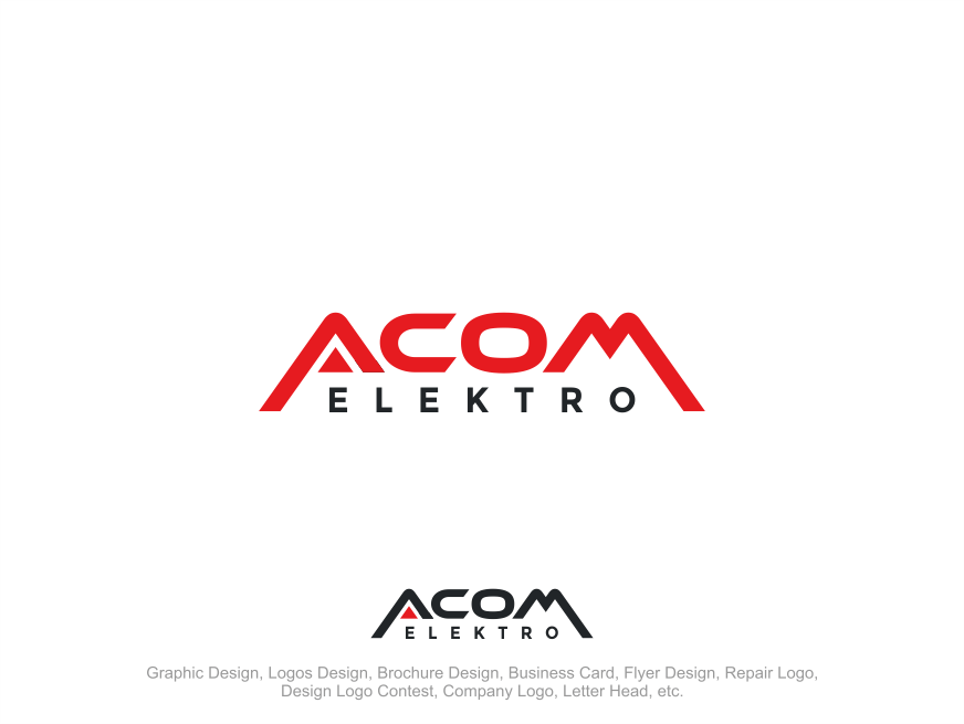 Acom Logo - Logo Design. 'ACOM ELEKTRO' design project. DesignContest ®