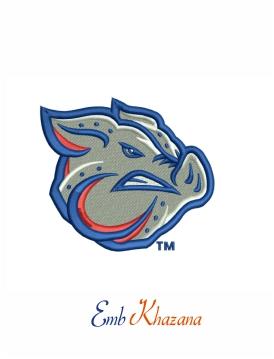 IronPigs Logo - lehigh valley ironpigs logo embroidery design