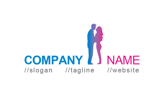 Couple Logo - Free Love Couple Logo Template » iGraphic Logo