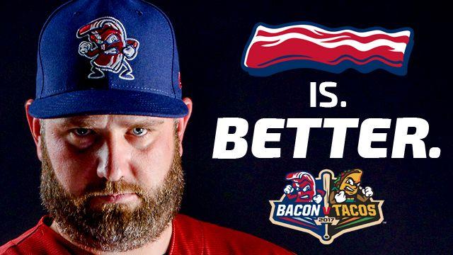 IronPigs Logo - Fighting Bacon Logo Unveiled for Bacon vs. Tacos | Lehigh Valley ...