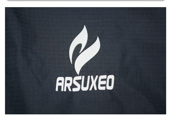 Arsuxeo Logo - ARSUXEO Outdoor MTB Bike Men Jacket Rain Sports Raincoat Windbreaker ...