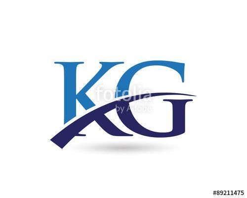 Kg Logo - KG Logo Letter Swoosh Stock Image And Royalty Free Vector Files