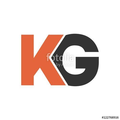 Kg Logo - KG letter initial logo design