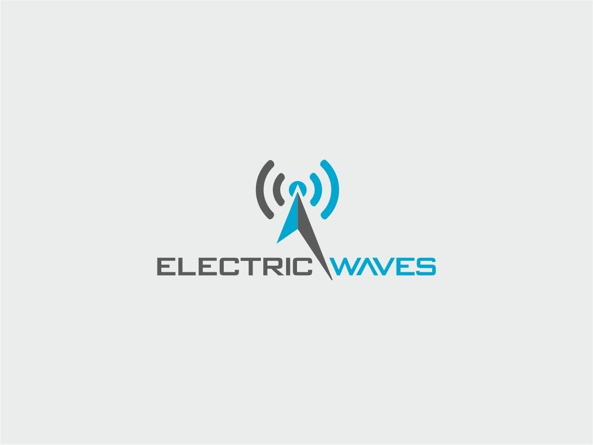 Communication Company Logo - Conservative, Serious, Communications Logo Design for Electric Waves ...
