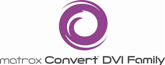 DVI Logo - Matrox Convert DVI / Convert DVI Plus