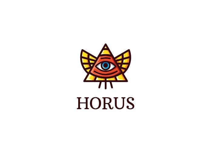 Prymaid Logo - Horus – Pyramid Logo Design | Logo Cowboy