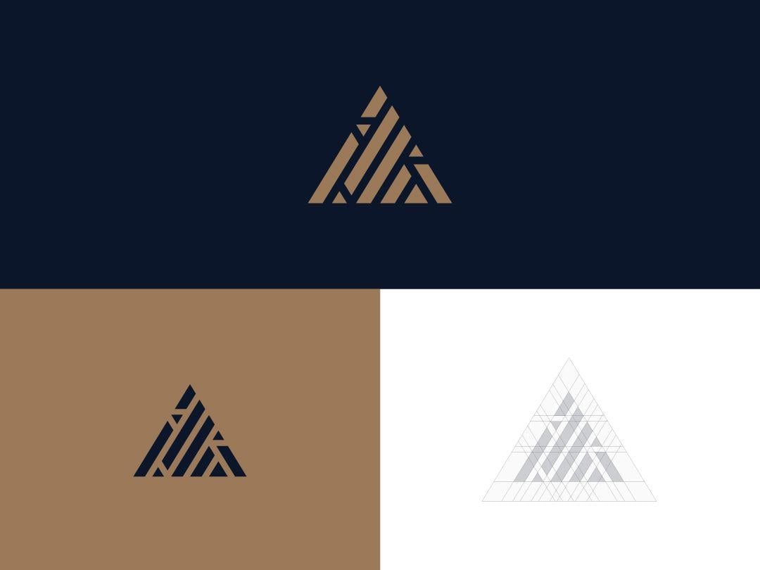 Prymaid Logo - Logo for sale - Abstract Pyramid by Kanades | Dribbble | Dribbble