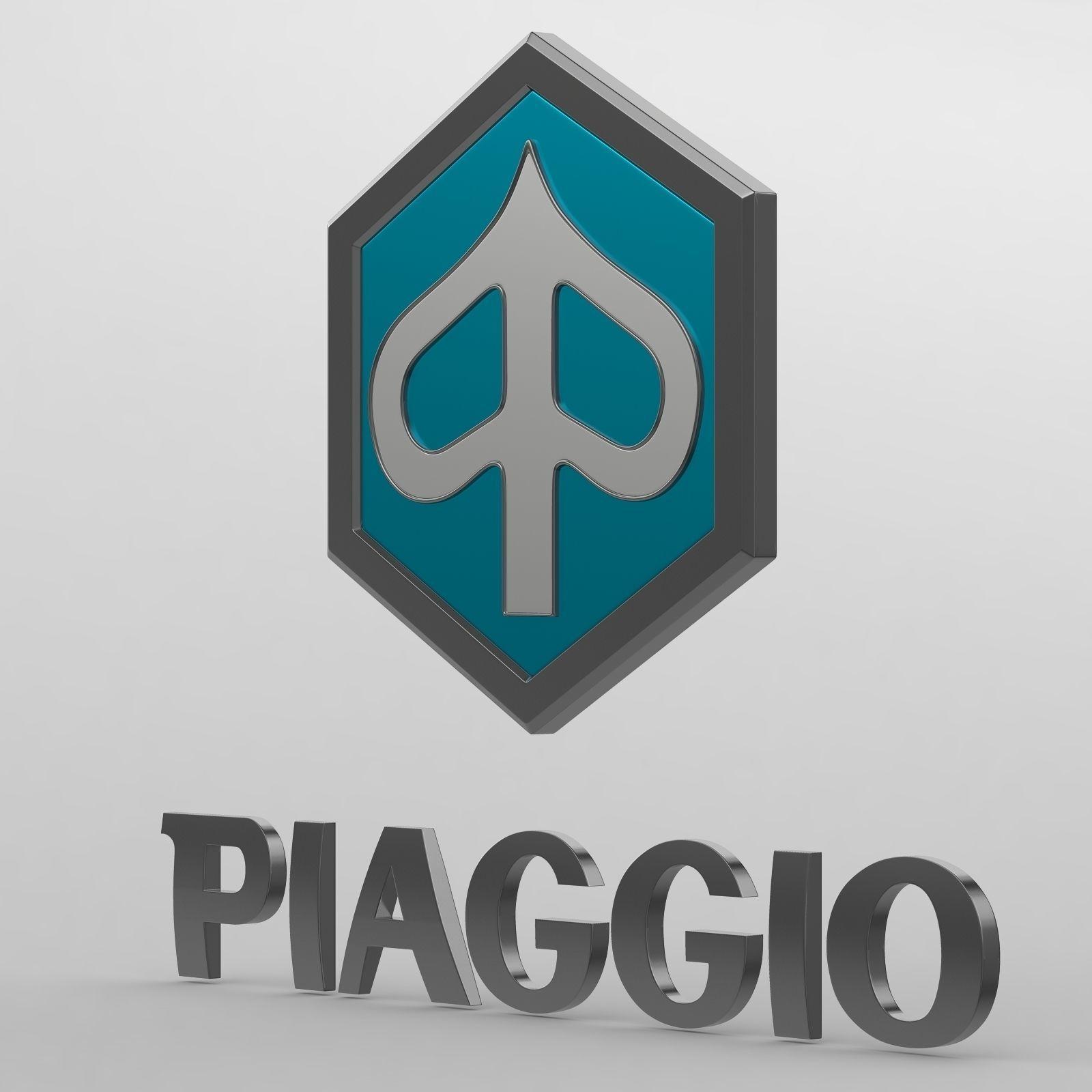 Piaggo Logo - design piaggio logo 3D | CGTrader