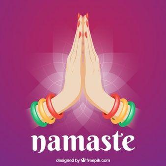 Namaste Logo - Namaste Vectors, Photo and PSD files