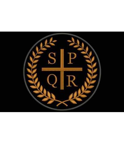 SPQR Logo - Embroidered patch iron patch SPQR ROMAN LEGIONS - Patchix