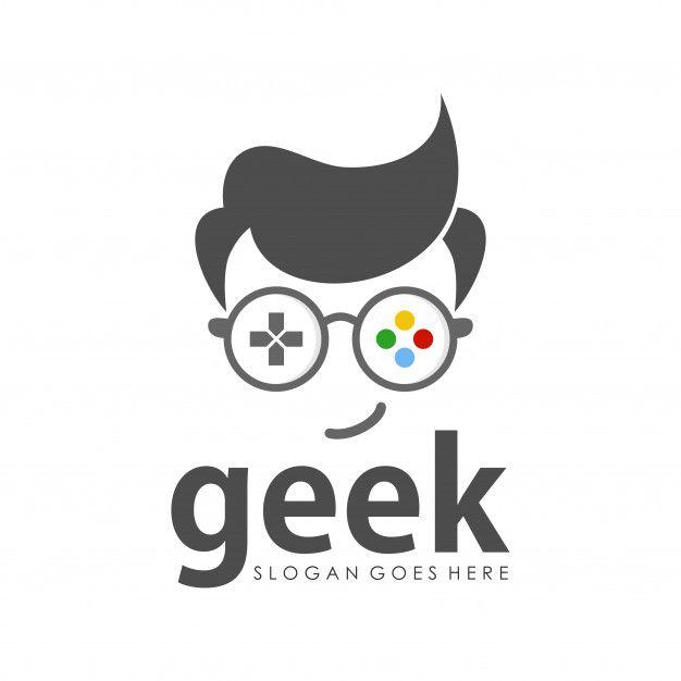 Geek Logo - Geek logo design template Vector | Premium Download