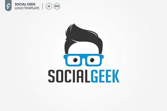 Geek Logo - Social Geek Logo