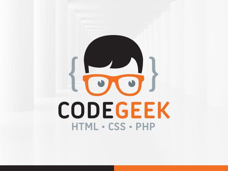 Geek Logo - Code Geek Logo Template