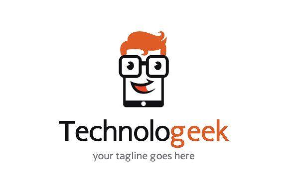 Geek Logo - Technology Geek Logo Template