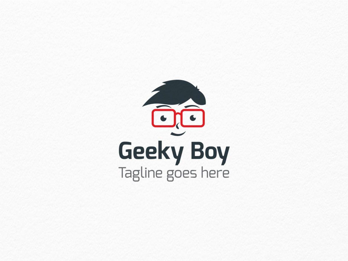 Geek Logo - Geek Boy Logo - Graphic Pick