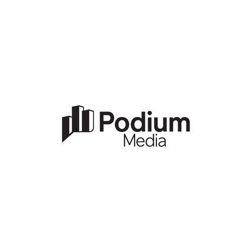 Podium Logo - Podium Media New Logo. Logo design contest