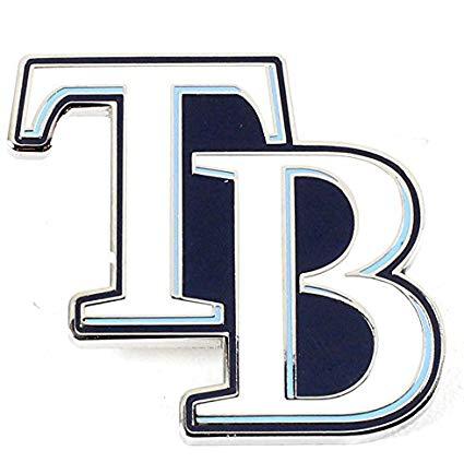 TB Logo - Amazon.com : Tampa Bay Rays Logo Pin : Sports & Outdoors