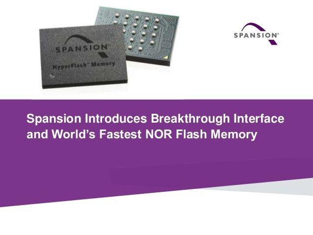Spansion Logo - An introduction to the efficient 12-pin Spansion HyperBus™ Interface …