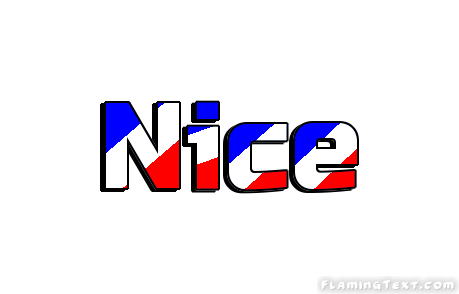 Nice Logo - France Logo. Free Logo Design Tool from Flaming Text