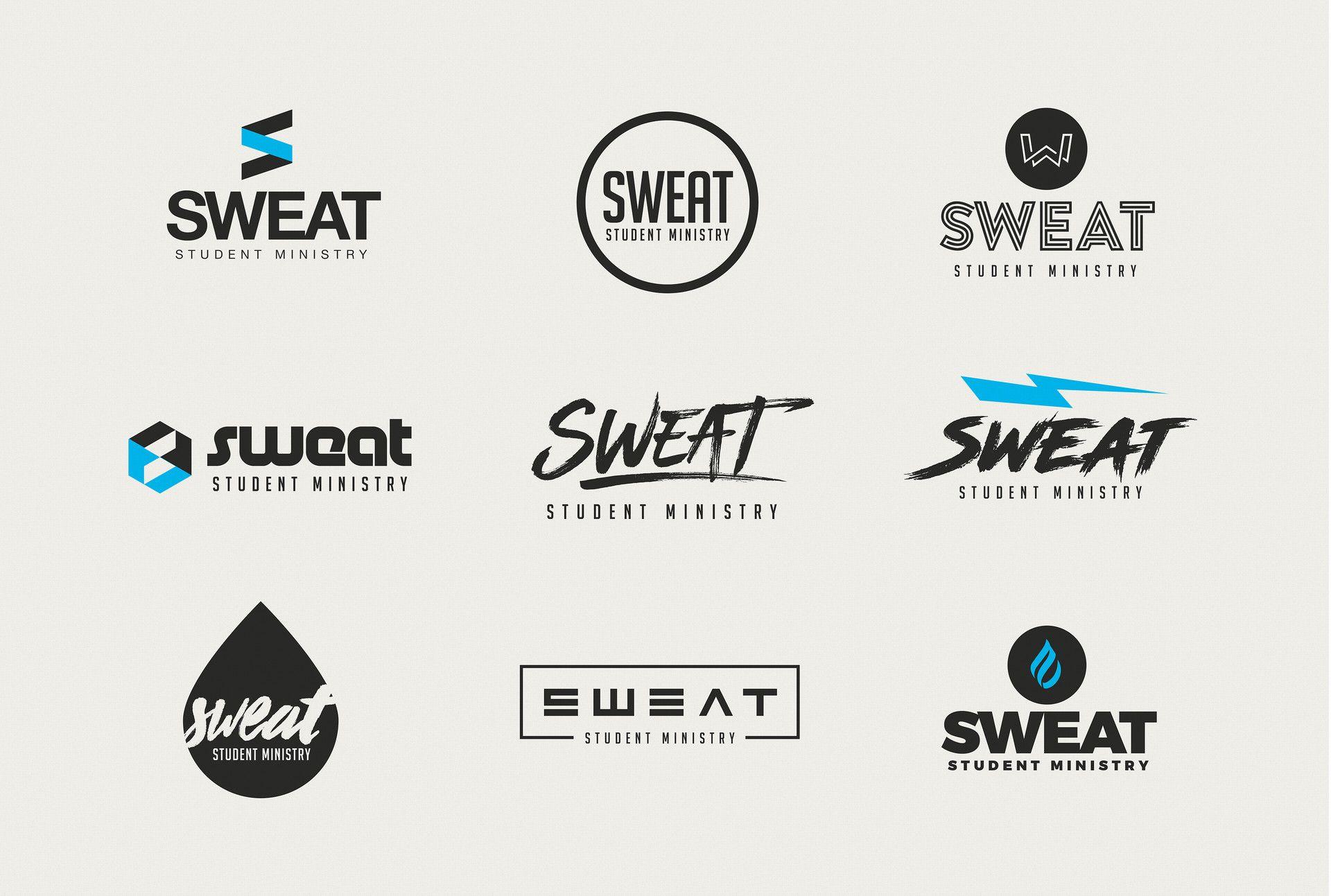 Sweat Logo - James Pitkin - Brand Design - sweat youth