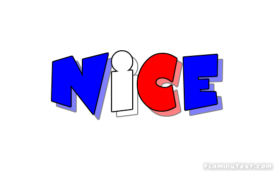 Nice Logo - France Logo | Free Logo Design Tool from Flaming Text