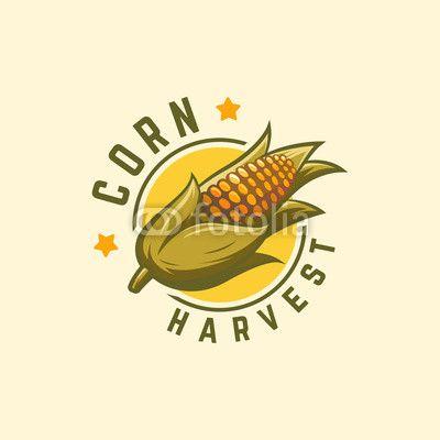 Corn Logo - Cool Badge Corn Harvest logo designs concept vector, Corn logo ...