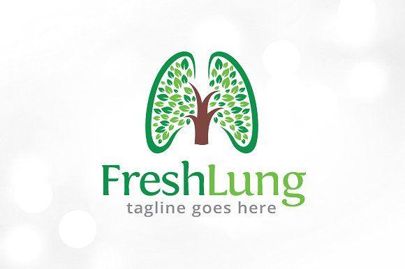 Lung Logo - Fresh Lung Logo Template Design ~ Logo Templates ~ Creative Market
