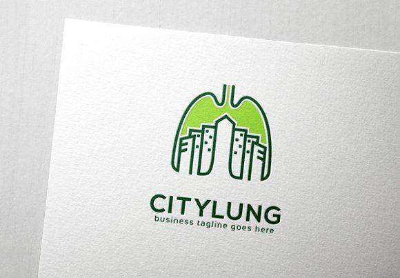 Lung Logo - City Lung Logo ~ Logo Templates ~ Creative Market