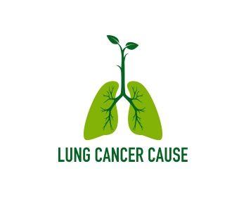 Lung Logo - Lung Cancer Cause Logo Design