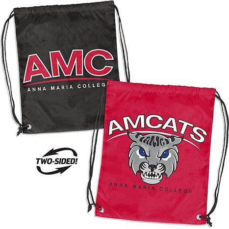 Amcats Logo - Anna Maria College Amcats Sackpack | Anna Maria College