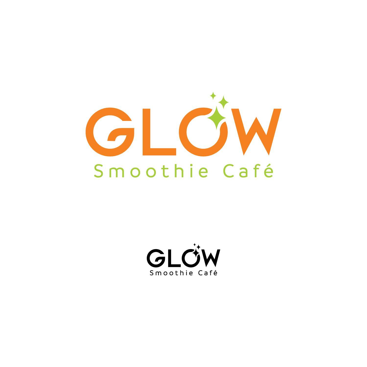 Glow Logo - Modern, Upmarket, Cafe Logo Design for Glow Smoothie Cafe